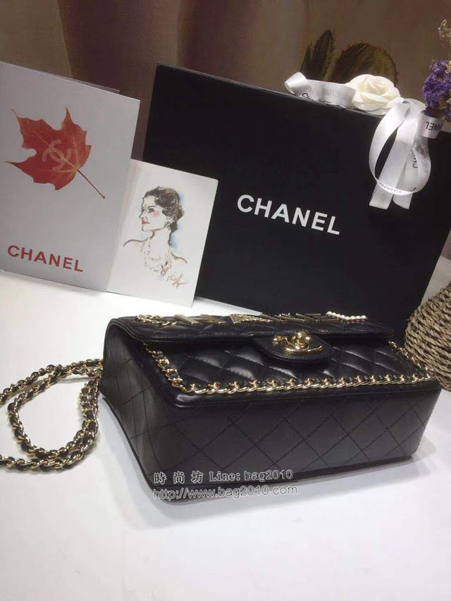 Chanel女包 香奈兒專櫃最新款CF鏈條女包 Chanel2021早春限量版口蓋包 9913  djc4343